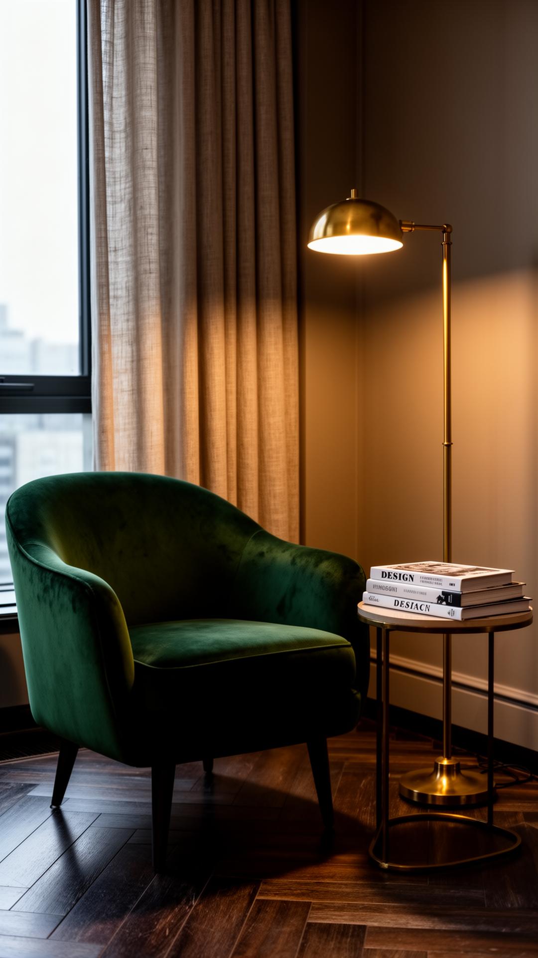 A pool of light to read in